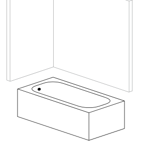 Badewanne, Freistehende Badewanne